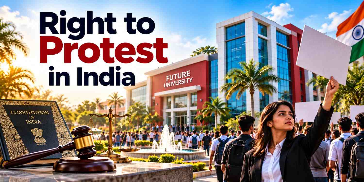 Right to Protest in India: Constitutional Rights, Legal Responsibilities and Lessons for Future Lawyers